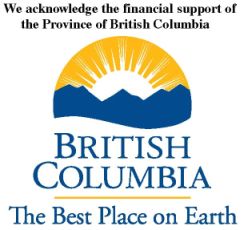 We acknowledge the financial support of the Province of British Columbia